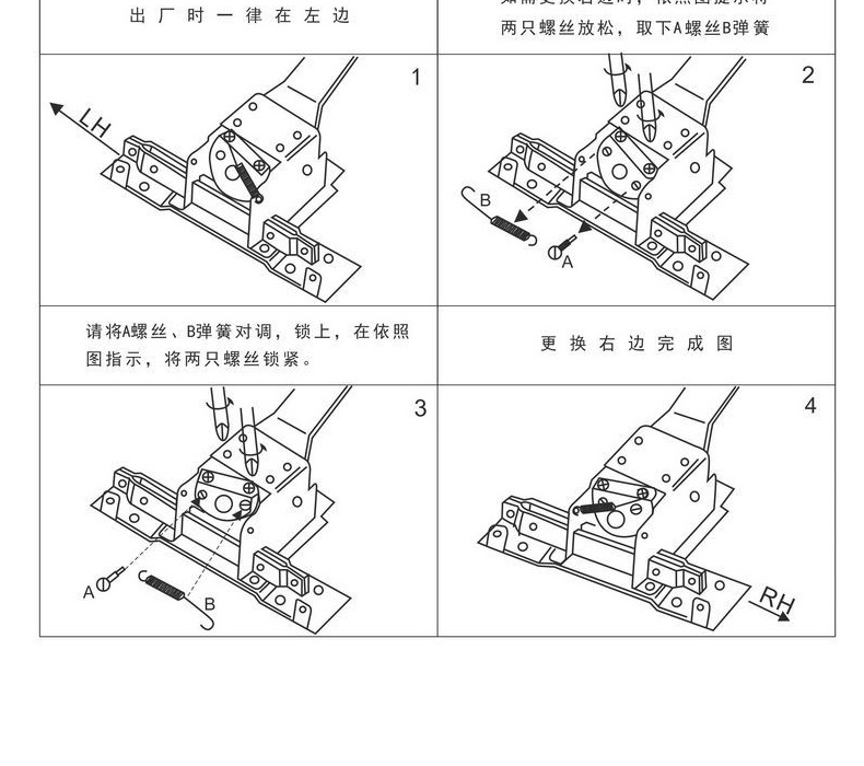 樂(lè)朗五金RDA-32 平推式逃生推杠鎖