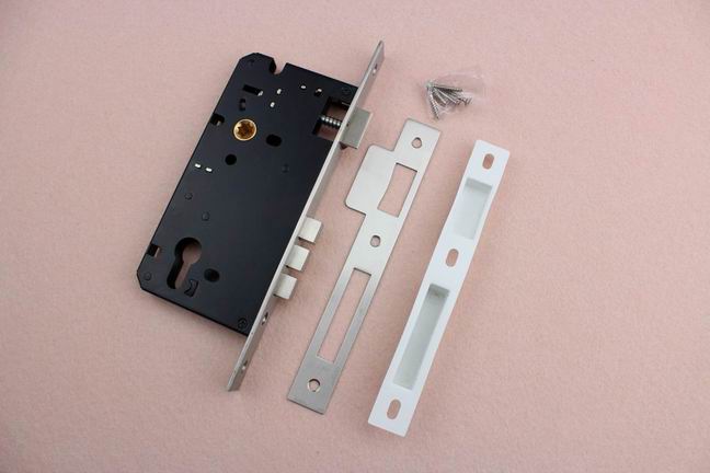 Classic Black Three Dead Bolt Guangzhou SUS201 Mortise Sliding Door Lock Body