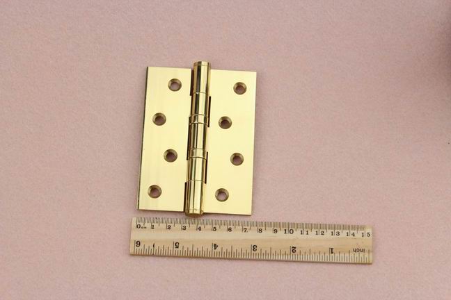 Wood door 3 /4/5 inches Polish brass door hinge