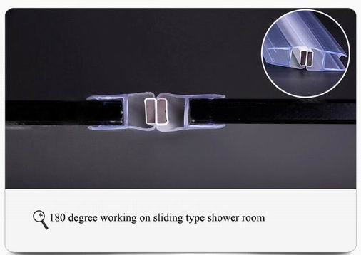 PVC Material Magnetic and Rubber Shower Door Sealing Strip